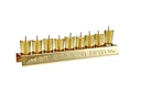 Tinplate Hanukkah Candle Holde